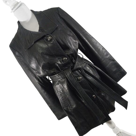 Wilsons Leather Black Jacket - Picture 1 of 12